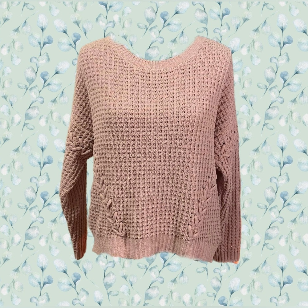 Chenille Cable Knit Sweater